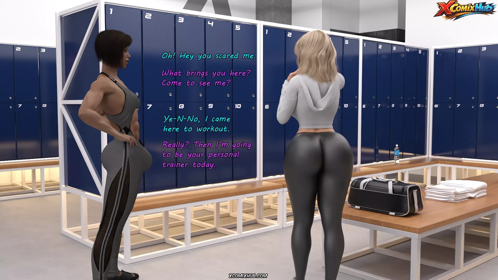 Extra_workout Serge3dx 132 Comic Page 132